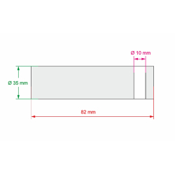 3007110LG Svornjak s podmazivanjem 35x82 mm za utovarne platforme Dautel